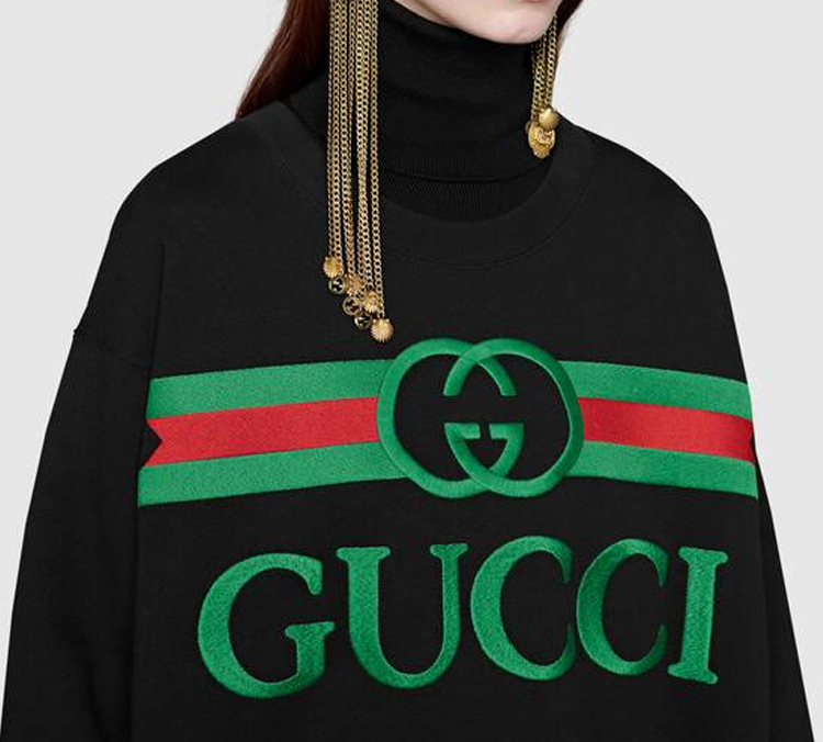 Женская худи Gucci (черный) — фото 5