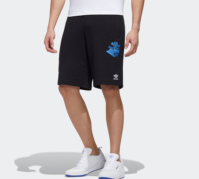 Мужские шорты adidas x Disney (черные) — фото 4