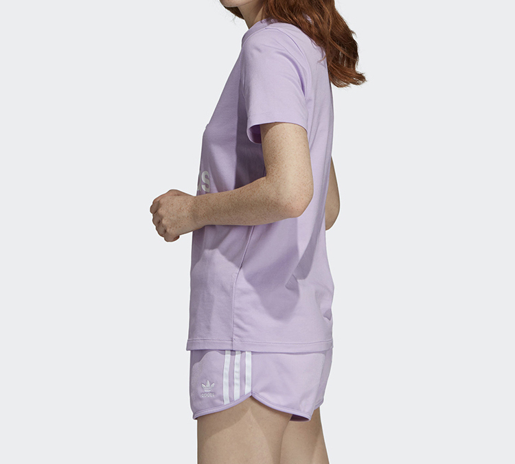 Женская футболка adidas originals adicolor (синяя) — фото 4