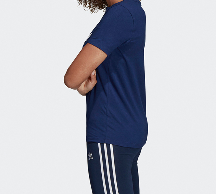 Женская футболка adidas (темно-синяя) — фото 4