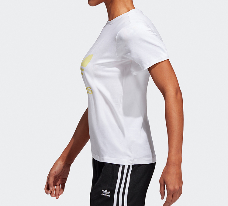 Женская футболка adidas originals s तीनерт (белая) — фото 3