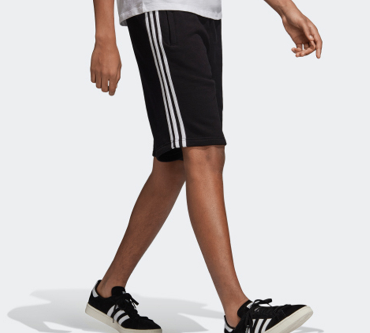 Мужские штаны adidas originals 3-Stripe Short (черный) — фото 6