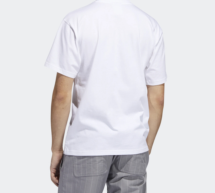 Мужская футболка adidas originals Buddy Tee T (белая) — фото 5