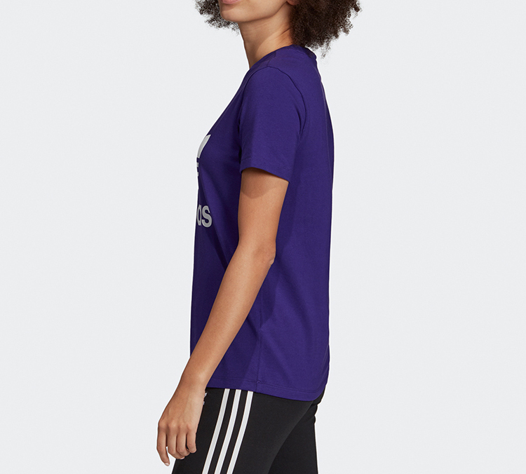 Женская футболка adidas originals (темно-фиолетовая) — фото 5