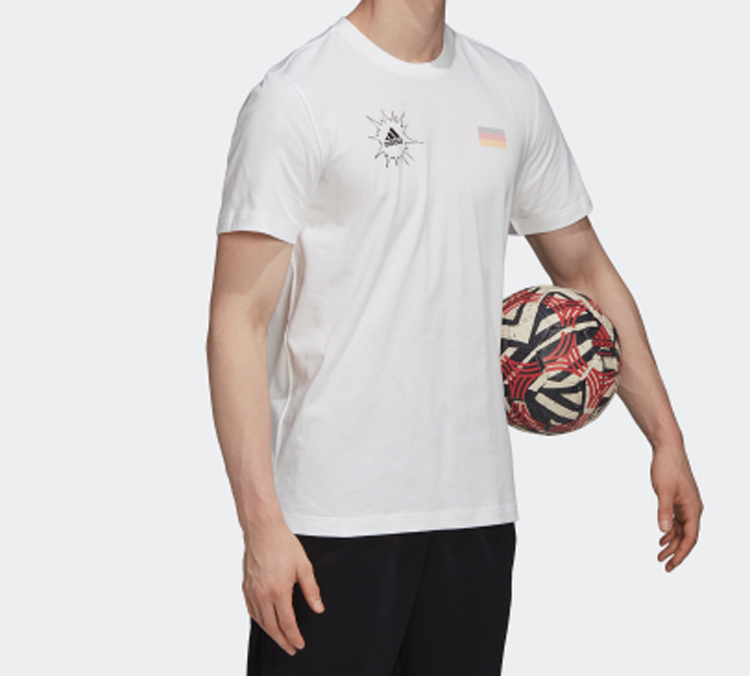 Мужская футболка adidas Tsubasa T (белая) — фото 6