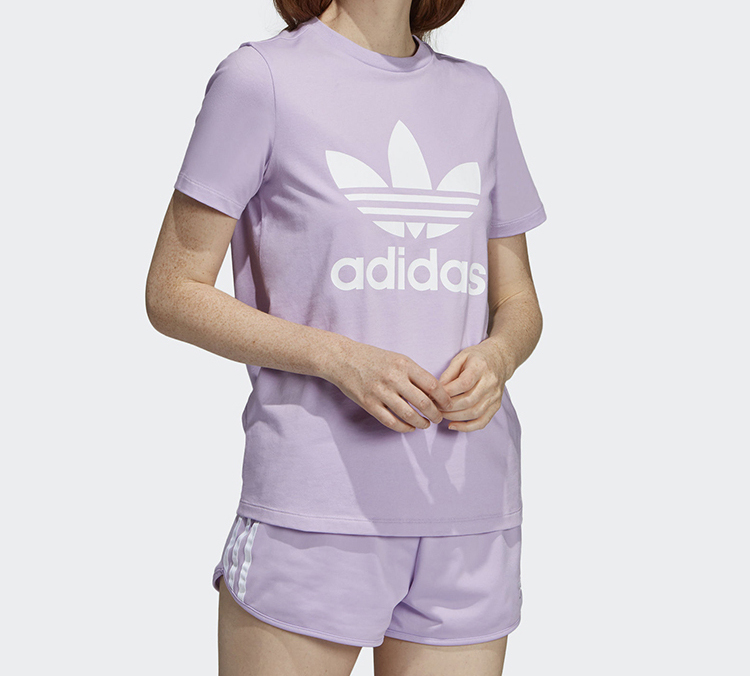 Женская футболка adidas originals adicolor (синяя) — фото 5
