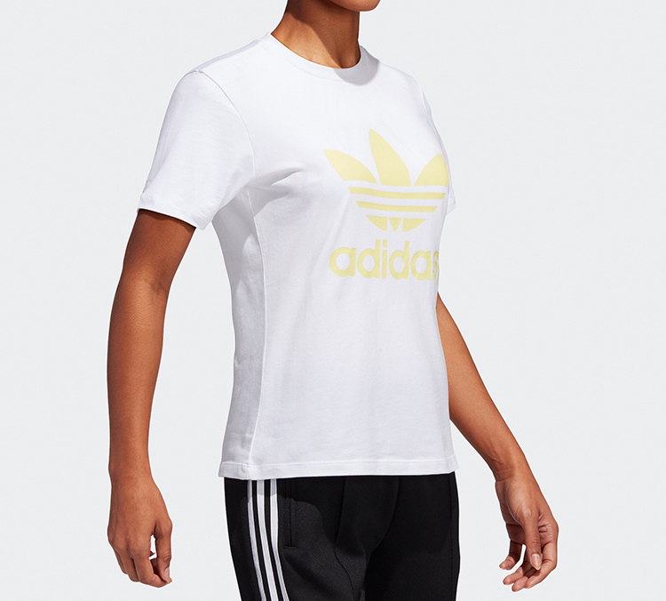 Женская футболка adidas originals s तीनерт (белая) — фото 6