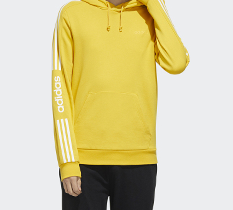 Мужское худи adidas neo (желтое) — фото 3