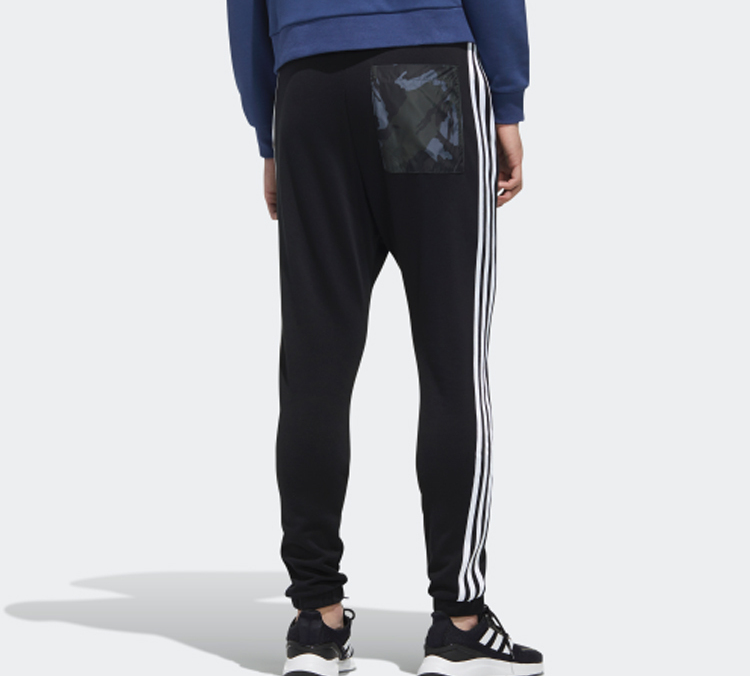 Мужские штаны adidas neo (черные) — фото 4