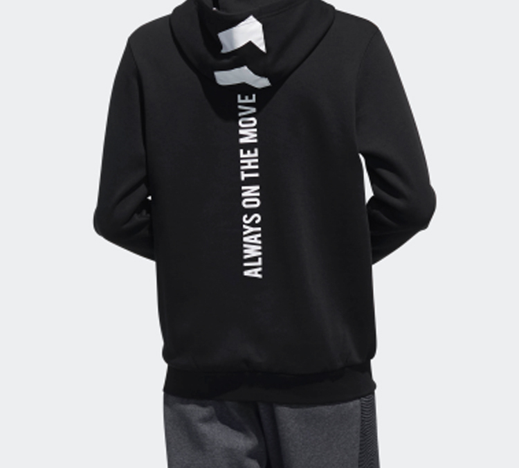 Мужское худи adidas neo M Fav Hoody (черное) — фото 6