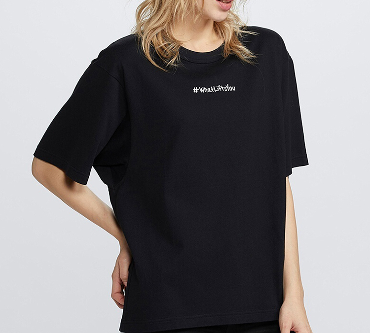 Женская футболка UNIQLO T (черная) — фото 3
