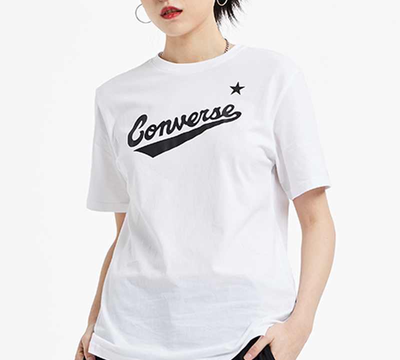 Мужская футболка Converse T (белая) — фото 3