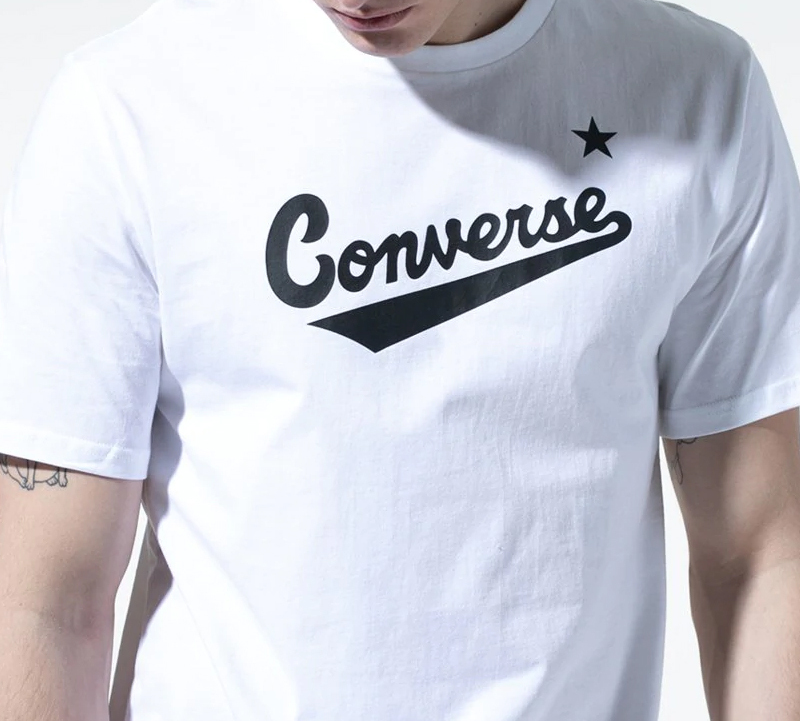 Мужская футболка Converse T (белая) — фото 5