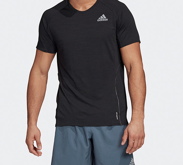 Adidas Runner Running T Shirt Men’s Black