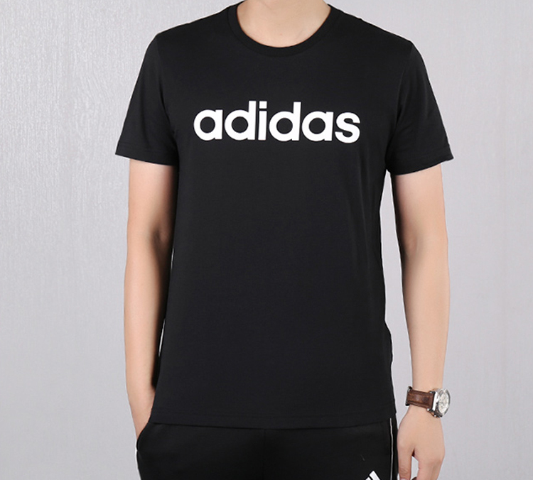 Футболка adidas Neo (черная) — фото 3