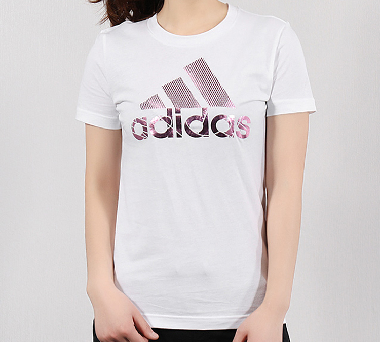 Женская футболка adidas (белая) — фото 3