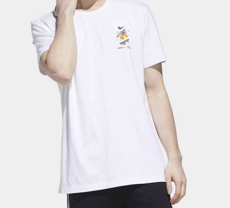 Мужская футболка adidas neo T (белый) — фото 3