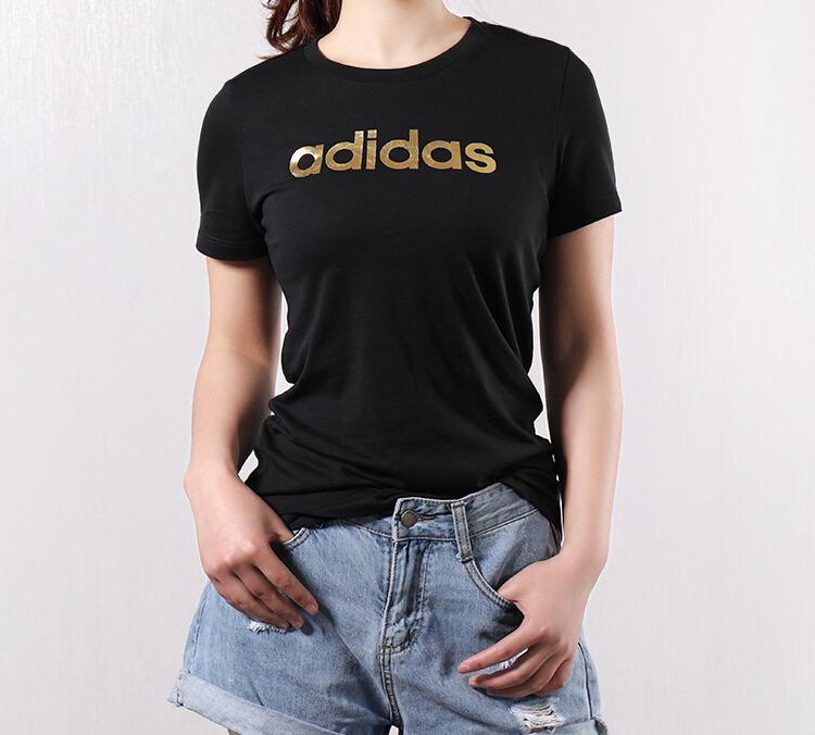 Женская футболка adidas originals T (черная) — фото 5