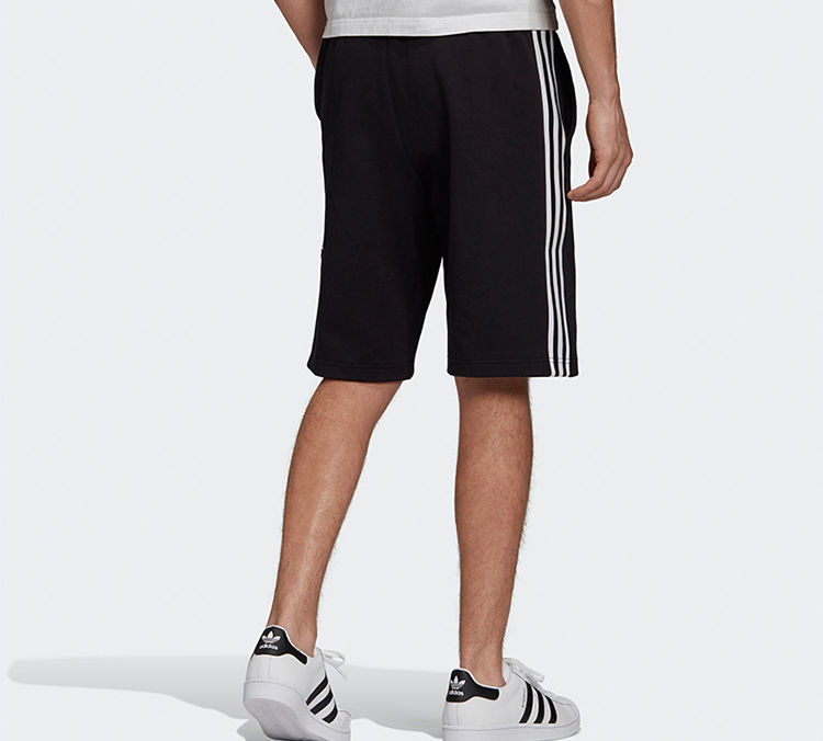 Мужские шорты adidas originals Lockup Lng Short (черные) — фото 5