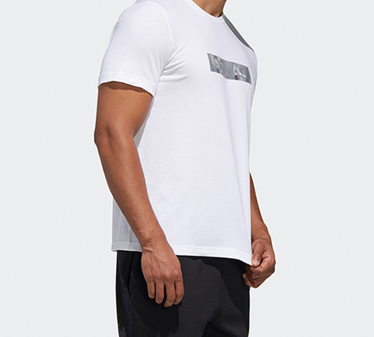 Мужская футболка adidas Mh Gfx T Lng (белая) — фото 4