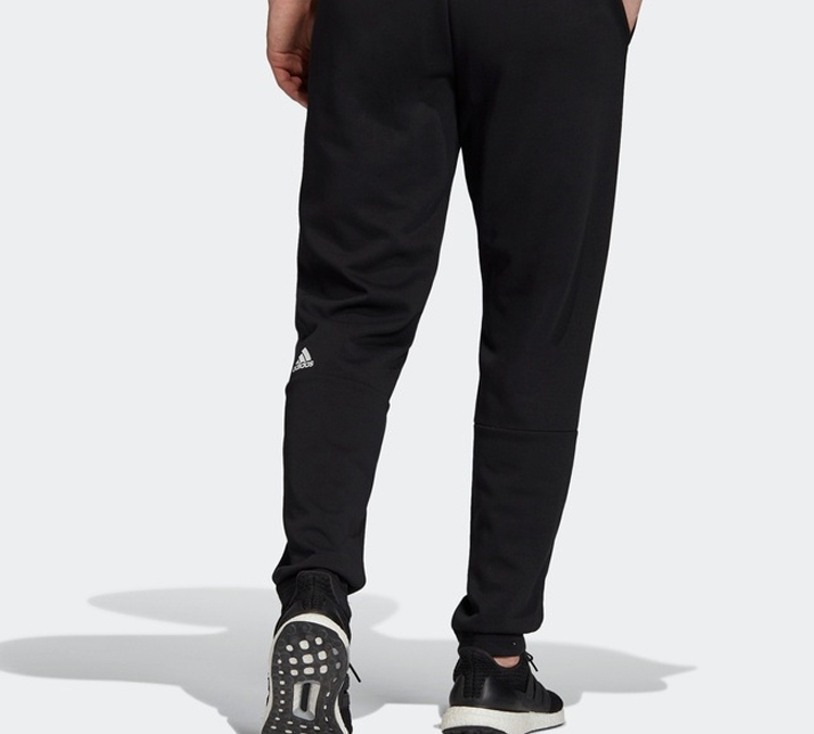 Мужские штаны adidas Plain (черные) — фото 4