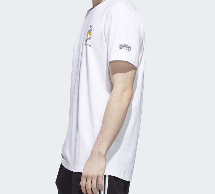 Мужская футболка adidas neo T (белый) — фото 6