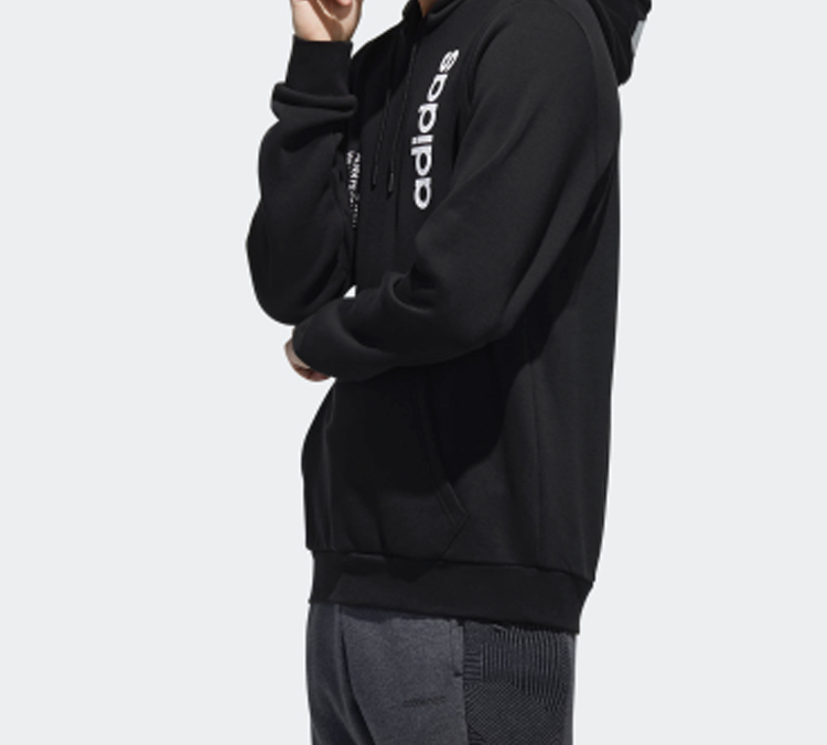 Мужское худи adidas neo M Fav Hoody (черное) — фото 3
