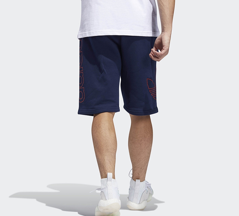 Мужские шорты adidas originals Ft Otln Short (синие) — фото 4