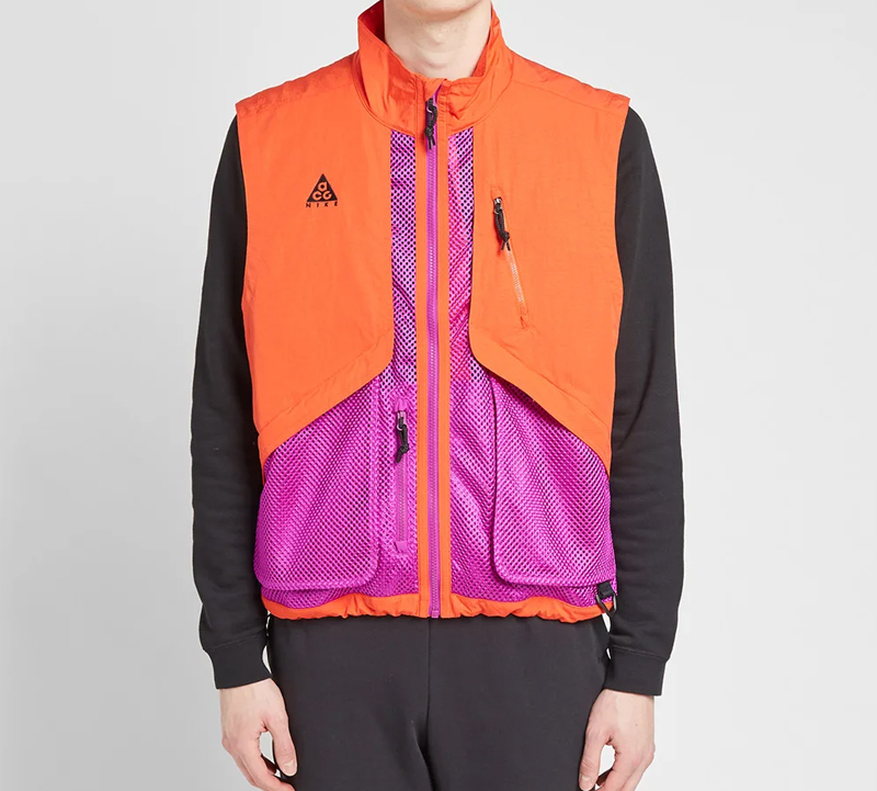 Мужской жилет Nike ACG (оранжево-красный) — фото 2