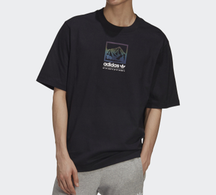 Мужская футболка adidas Originals (черный) — фото 5