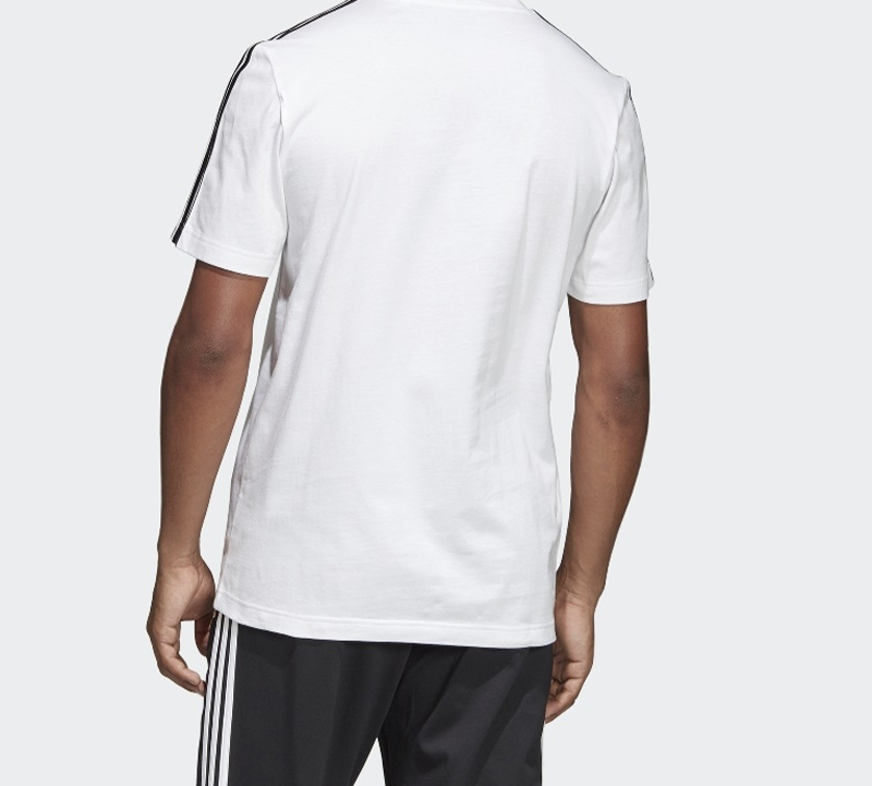 Мужская футболка adidas T (белый) — фото 3