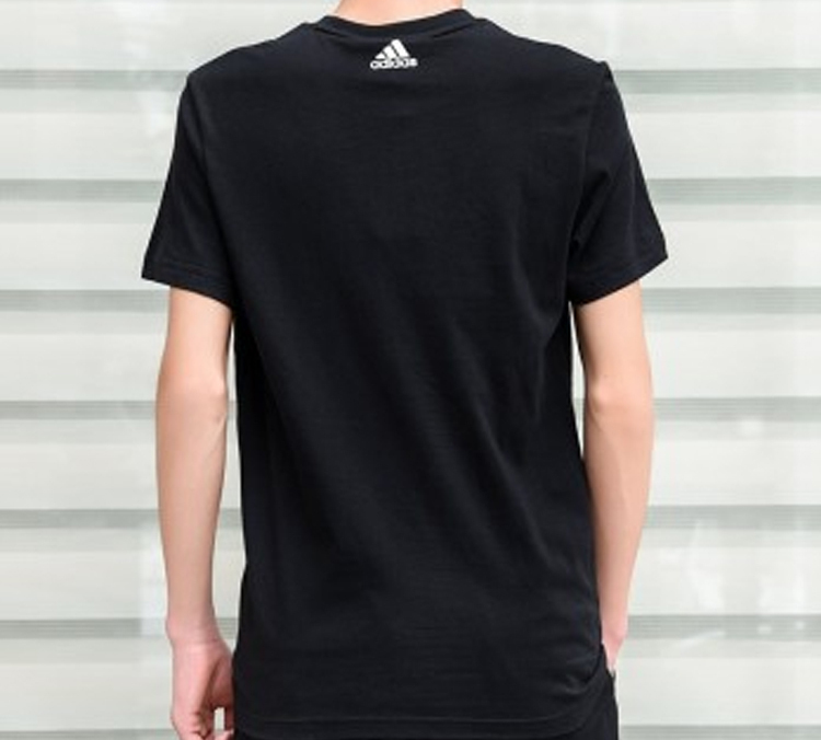 Мужская футболка adidas Gfx T Adidas 2 (черный) — фото 5