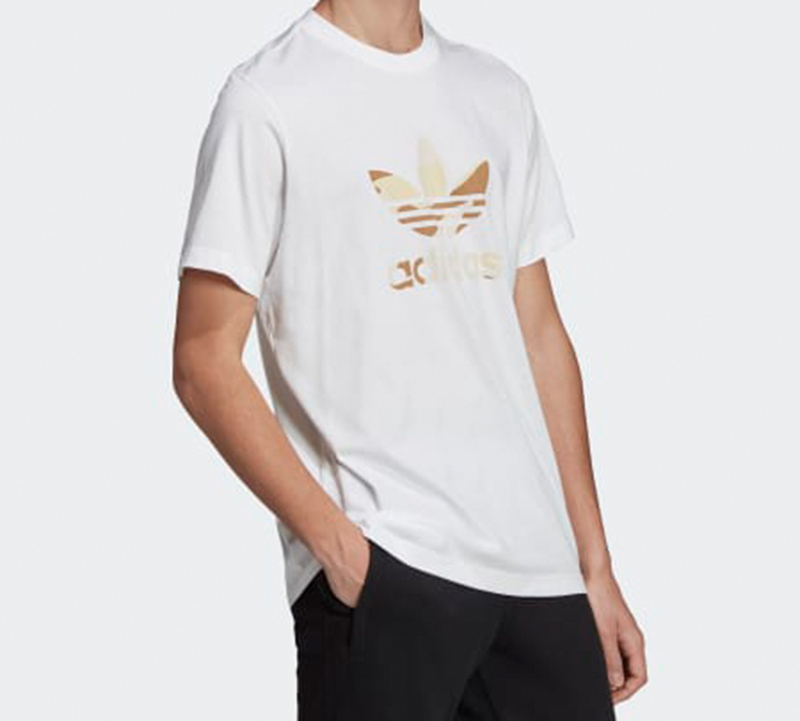 Мужская футболка adidas originals Logo (черная) — фото 4