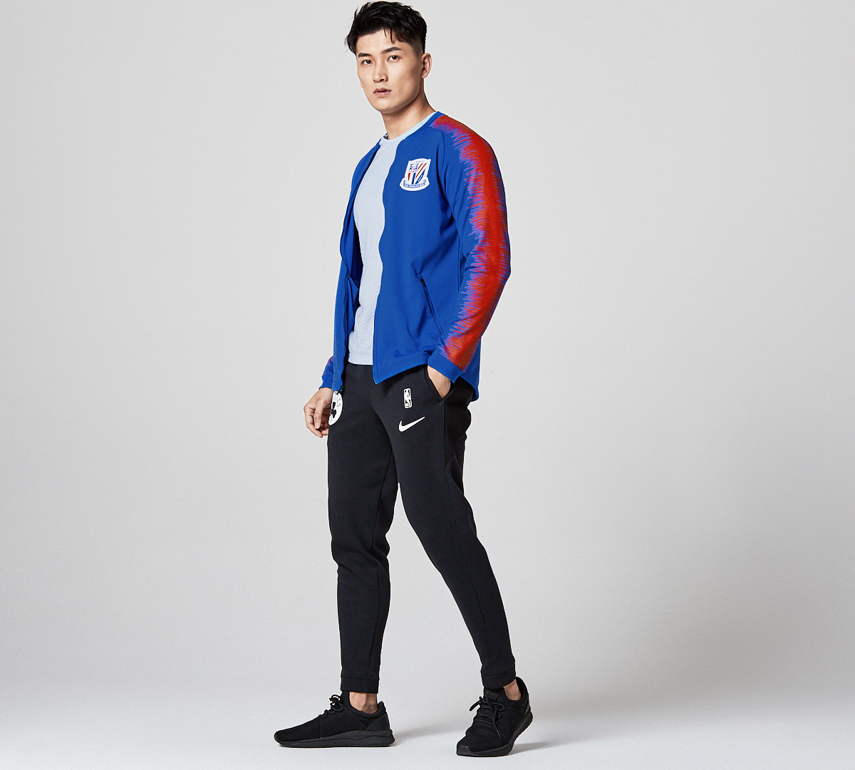 Мужская куртка Nike (синий) — фото 4