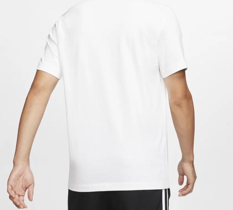 Мужская футболка Nike Sportswear JDI (белая) — фото 3