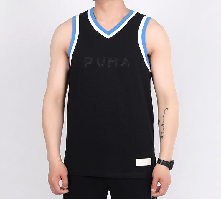PUMA Basketball Collection Basketball Jersey Men’s Black