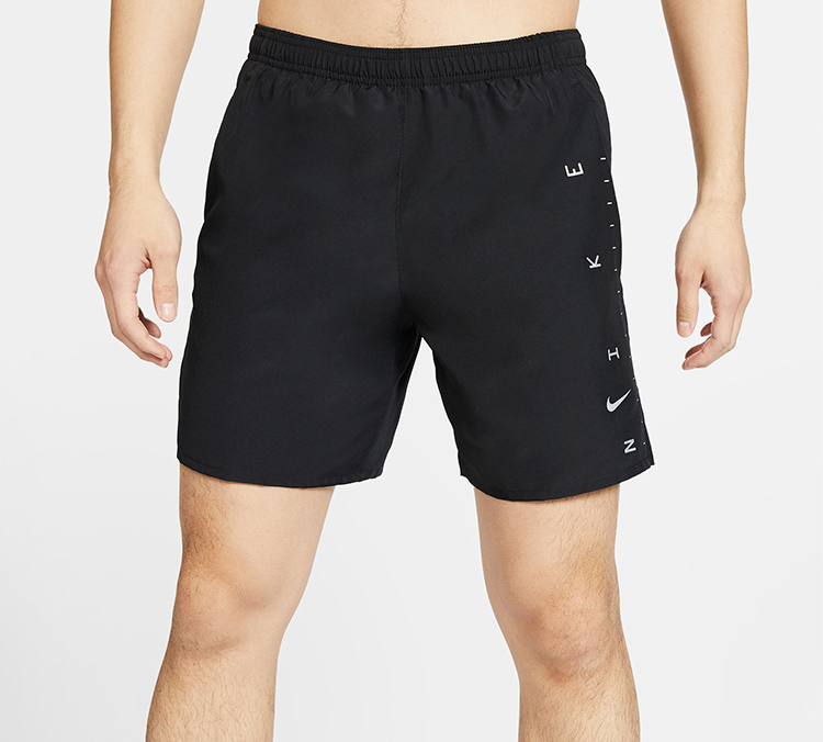 Мужские шорты Nike Challenger7" Brief (черные) — фото 3