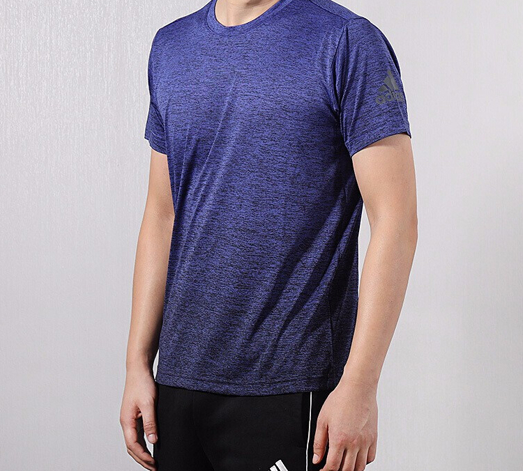 Мужская футболка adidas T (синяя) — фото 3