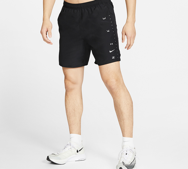 Мужские шорты Nike Challenger7" Brief (черные) — фото 4
