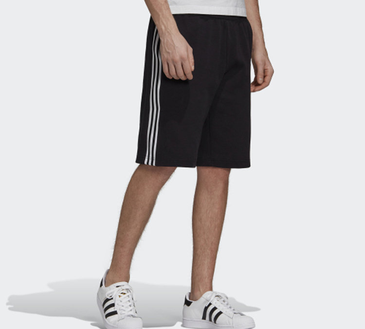 Мужские шорты adidas originals Lockup Lng Short (черные) — фото 6