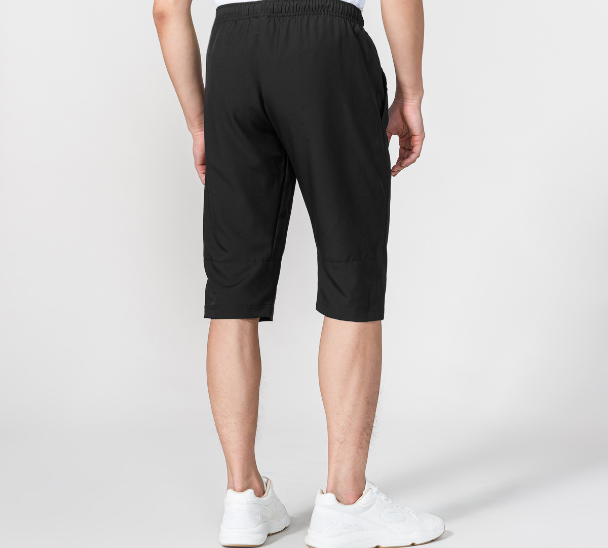 Мужские штаны Nike Dri-FIT TEAM WOVEN 3/4 2.0 (черные) — фото 5