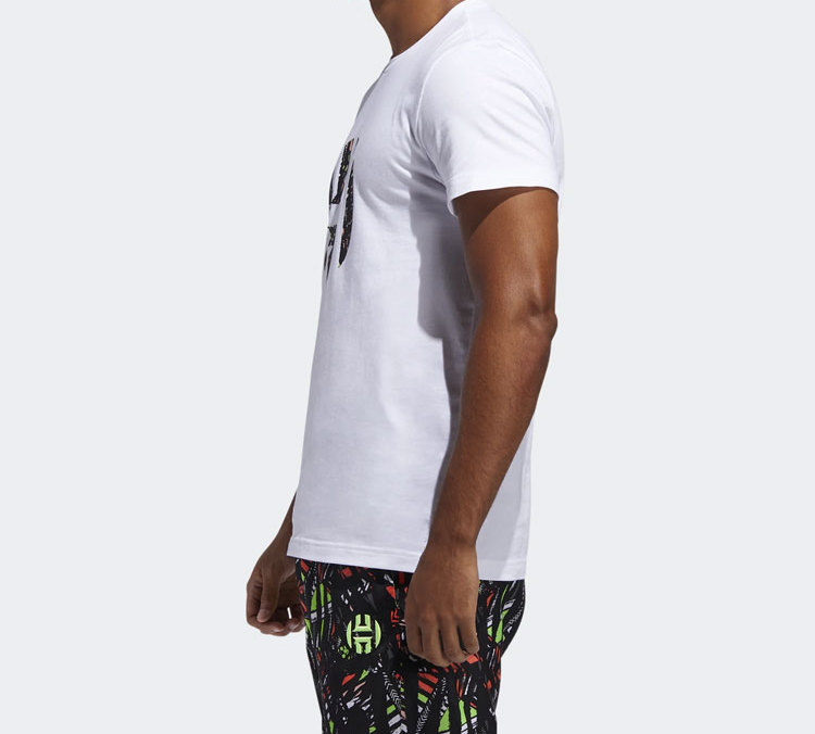 Мужская футболка adidas T (белый) — фото 3