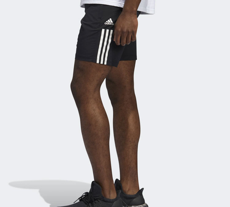 Мужские штаны adidas M Short 3S Slim (черные) — фото 5