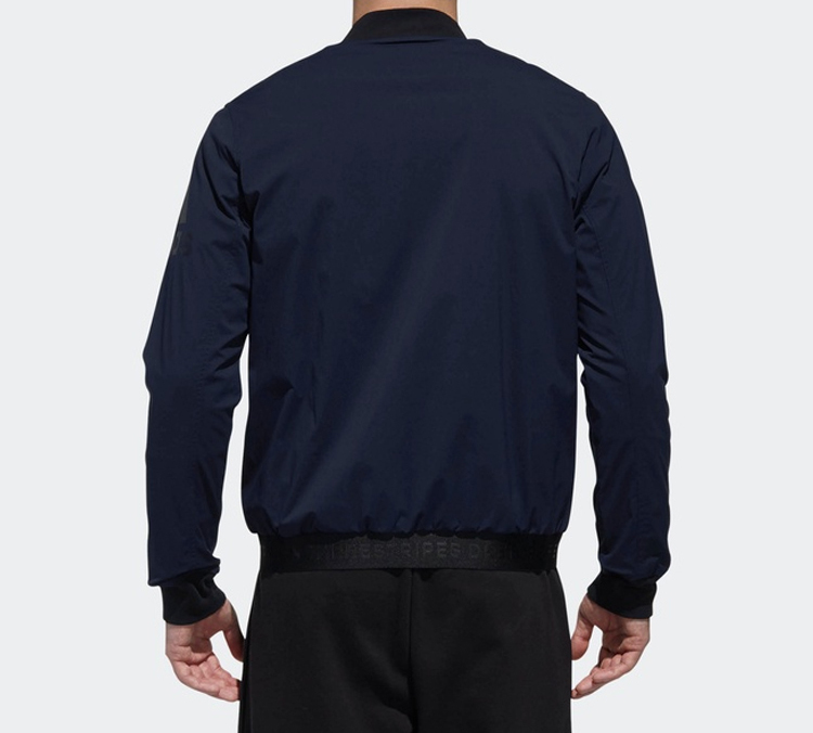 Мужская куртка adidas Bomber Jacket (синяя) — фото 5