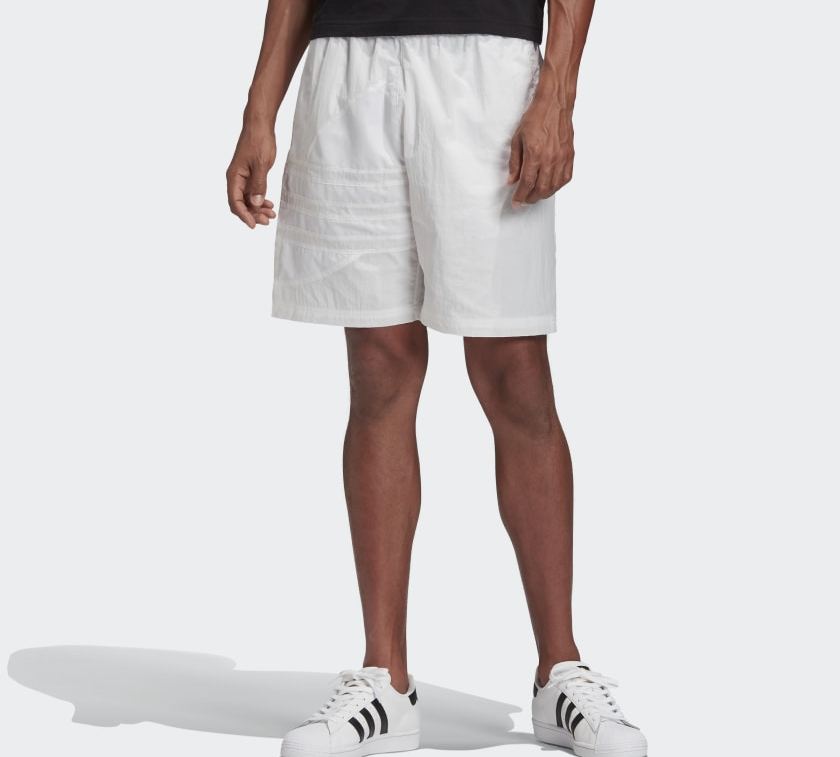 Мужские шорты adidas originals (белые) — фото 5