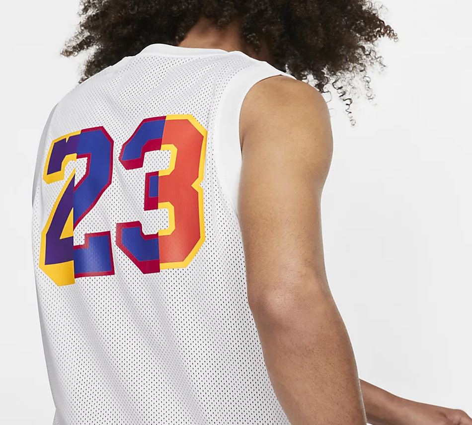 Jordan Basketball Jersey Men’s White