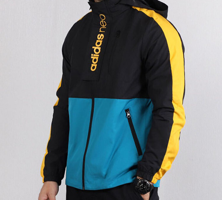 Мужская куртка adidas neo M Cs wb 2 (черная) — фото 5