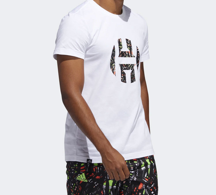 Мужская футболка adidas T (белый) — фото 6
