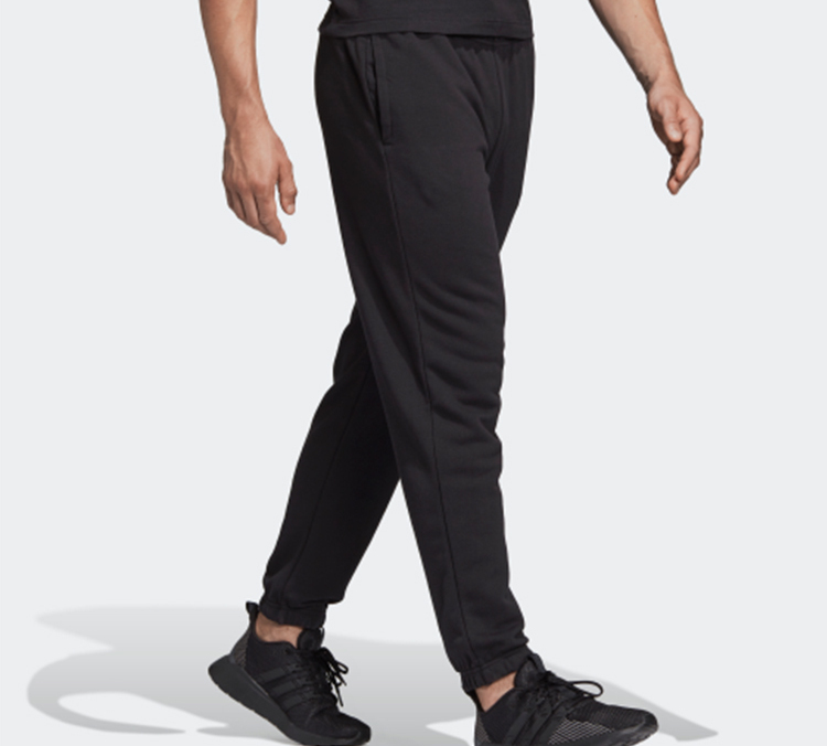 Мужские штаны adidas neo Knit Pants (черные) — фото 6