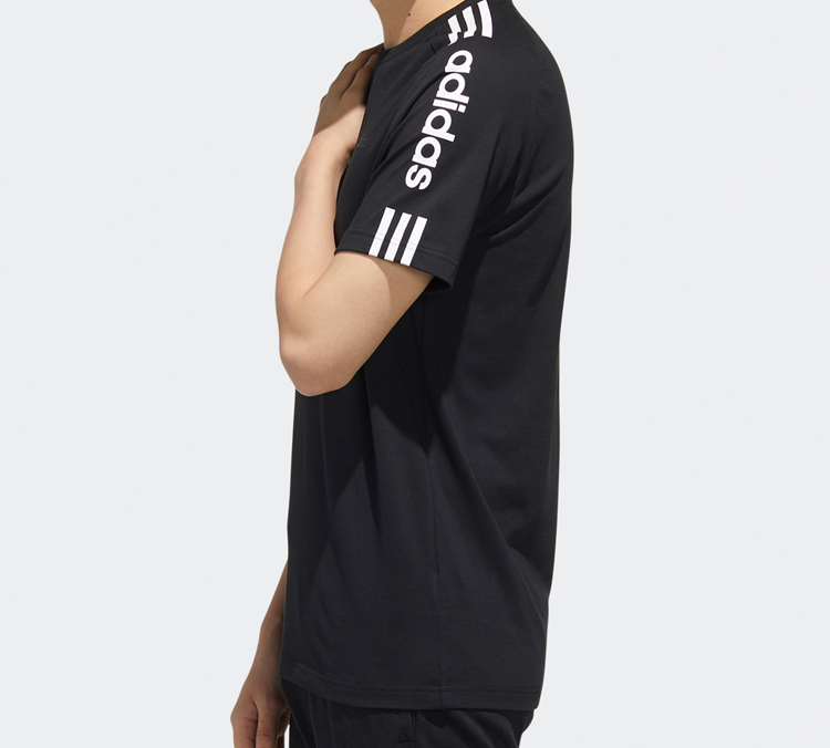 Мужская футболка adidas neo (черная) — фото 6